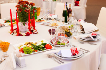 Wedding table decoration