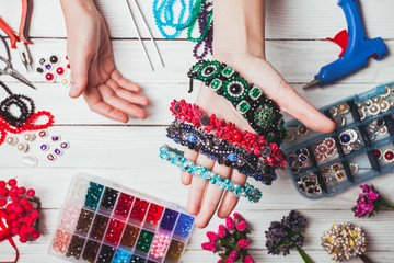 Preparation for handmading