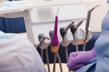 The set of dental tools