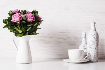 White still life