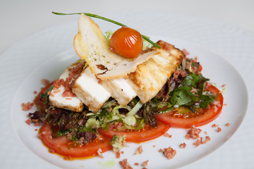 Italian antipasti snack