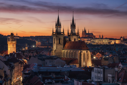 St. Vitus Cathedral and Church of Our Lady, Prague,