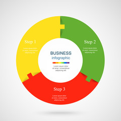 Vector infographic template