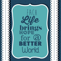 message in calligraphy design 