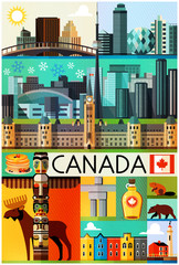Fototapeta premium Canada Travel Collection