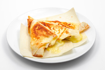 Grilled Pita Bread with Cheese