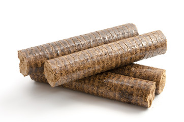 Hartholzbriketts
