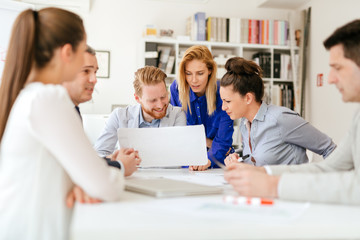 Obraz premium Business meeting and brainstorming