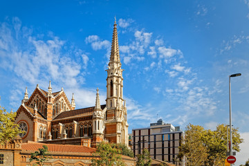 Obraz premium Parish of Sant Francesc de Sales in Barcelona