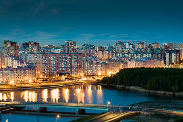 Fototapeta premium St. Petersburg at night southwest