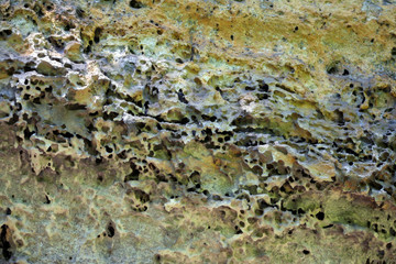 Hintergrund Struktur Sandstein erodiert im Elbsandsteingebirge