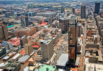Naklejka premium Skyscrapers of Johannesburg