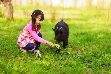 Children happy outdoors.