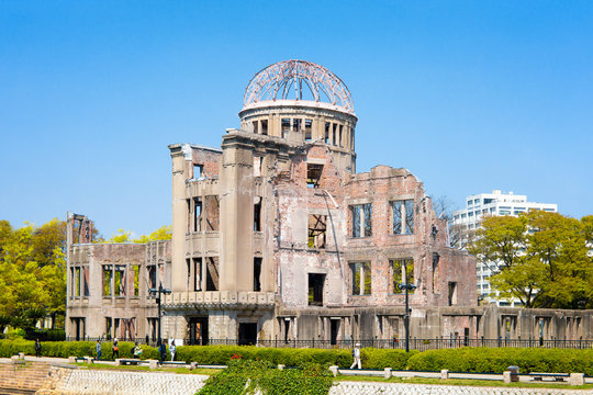 Zerstörter Atombombendom in Hiroshima Japan