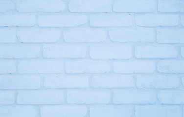 Closeup surface blue brick wallpaper wall textured background