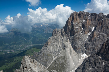 The top of Sassolungo, Dolomites, Italy