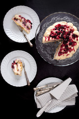 Cake With Mascarpone And Red Fruits