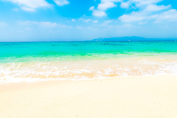 Beach, sea, landscape. Okinawa, Japan, Asia.