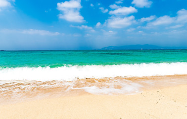 Beach, sea, landscape. Okinawa, Japan, Asia.