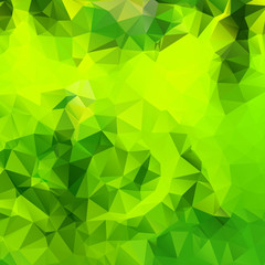 Green triangles. Vector