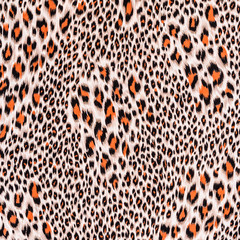 texture of print fabric striped leopard