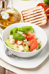 Fresh mediterranean salad.