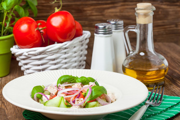 Fresh mediterranean salad.