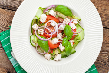 Fresh mediterranean salad.