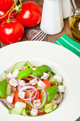 Fresh mediterranean salad.