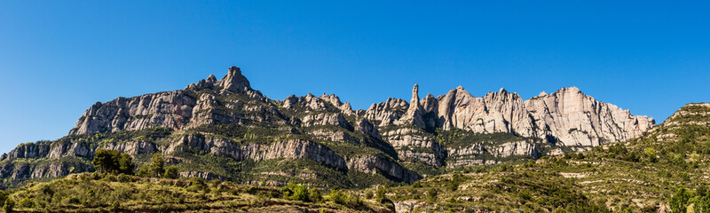 Montserrat mountain - obrazy, fototapety, plakaty
