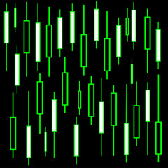 Japanese bright candles