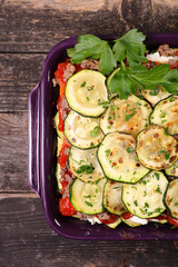 baked vegetable
