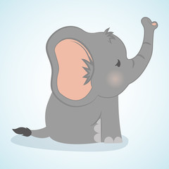 Baby Shower design. Invitation concep. Colorful illustration