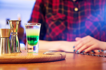 shot alcoholic cocktail