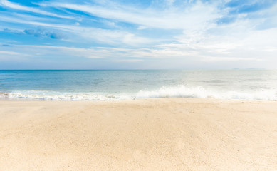 Fototapeta na wymiar Beautiful beach with clean sand