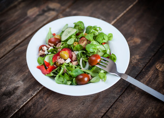 Fresh green salad 