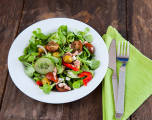 Fresh green salad 