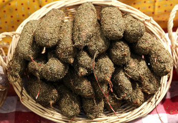 salami with black pepper from Provence in France