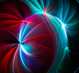 Colorful fractal background.
