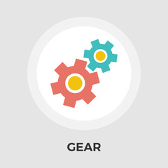 Gear Flat Icon