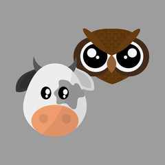 Animal design. cartoon icon. Colorful illustration