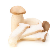 Fototapeta premium King Oyster mushroom (Eringi) on white backgroud