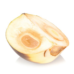 Asian Palmyra palm on white background