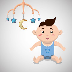 Baby shower design. invitation design.  isolated illustration