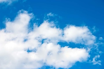 Blue sky background with clouds