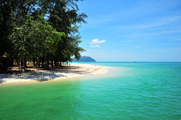 Summer Beach on Tropical Islands