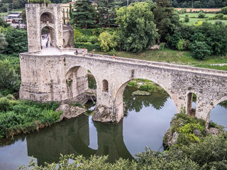 The Besalu fortress
