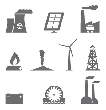 Energy icons