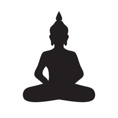 buddha icon vector