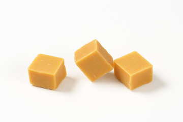 Chewy toffee candies
